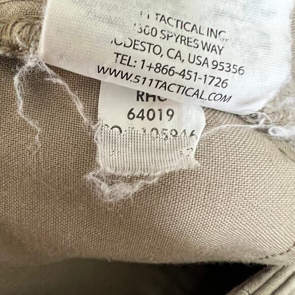 5.11 Tactical Wyldcat Khaki Moto Ankle Pants Women's 6 Comfort Stretch Gorpcore - Picture 9 of 9